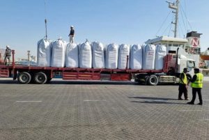 Datson products on the truck